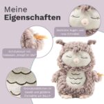 Steiff Kuscheltier Ollie Eule, Süßes Stofftier, Jungen, Mädchen & Babys ab 0 Monaten, Friends, Plüschti Beige – Bild 5
